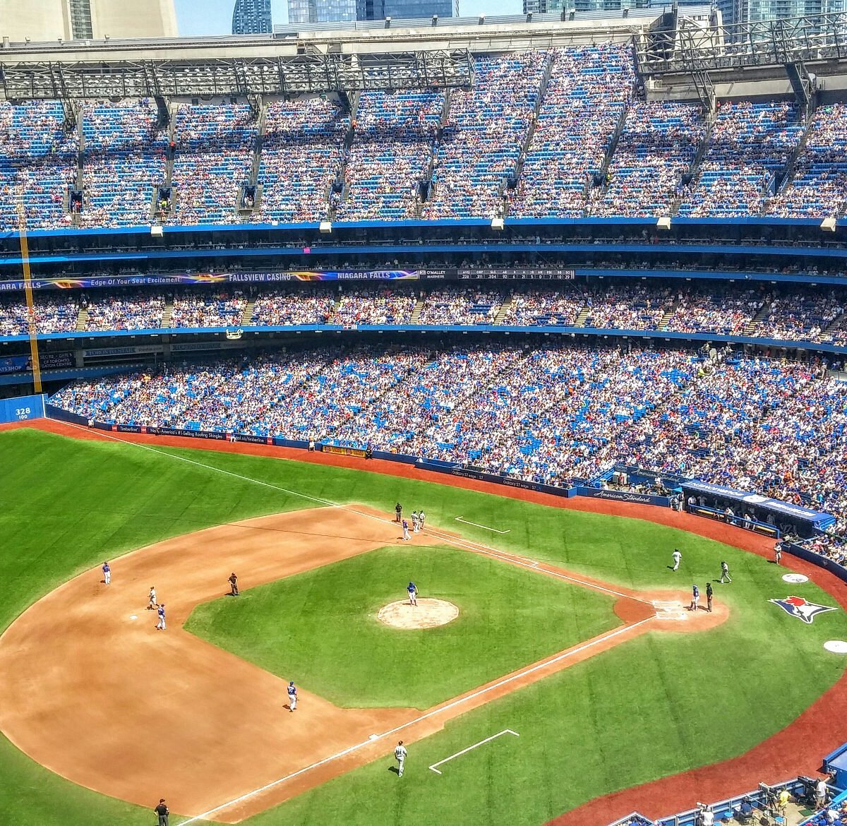 Hotel inside Rogers Centre with Field View