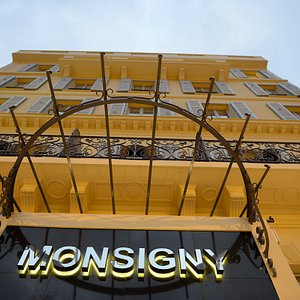 Hôtel Monsigny in Nice, image may contain: Hotel, Condo, Arch, City