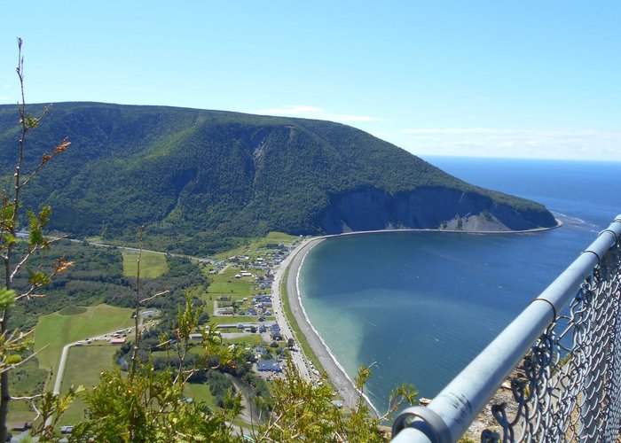 vue sur la municipalité à partir du sommet !