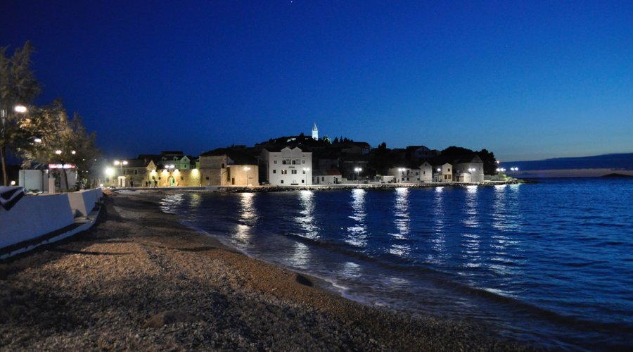 Beach front at restaurant