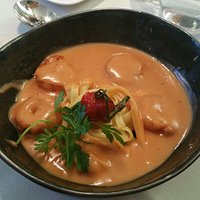 voorgerecht scampi menu