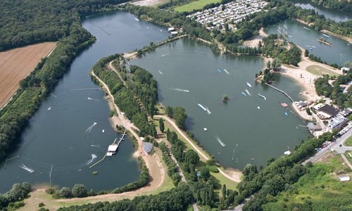 Wasserski Langenfeld von oben