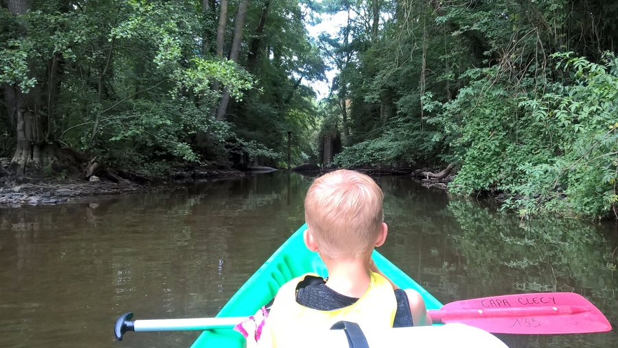 Our Kayaking trip arranged for us by the campsite hosts