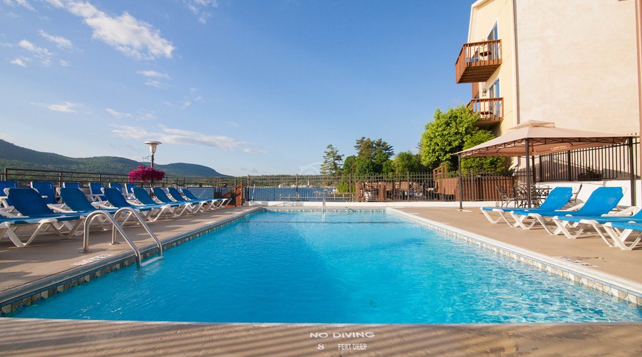 The Pool at the Lake Motel