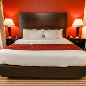 The Executive King Room at the Comfort Suites East Broad at 270