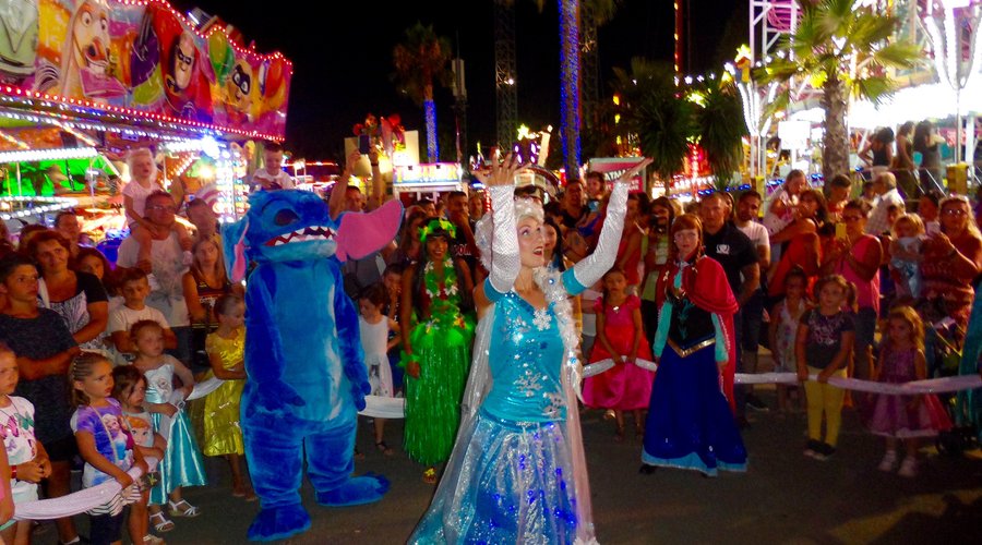 Spectacle de la reine de neiges