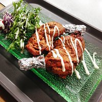 Tandoori Chicken Half (Roasted chicken marinated with Indian spices in tandoor)