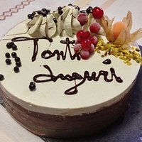 torta semifreddo cioccolato variegato al pistacchio