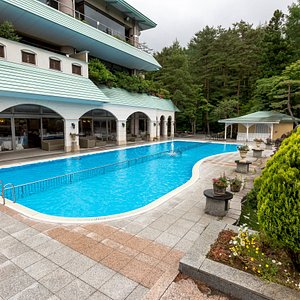The Pool at the Hotel Kaneyamaen