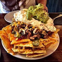 This is the "small" nachos - serves 2 as a full meal