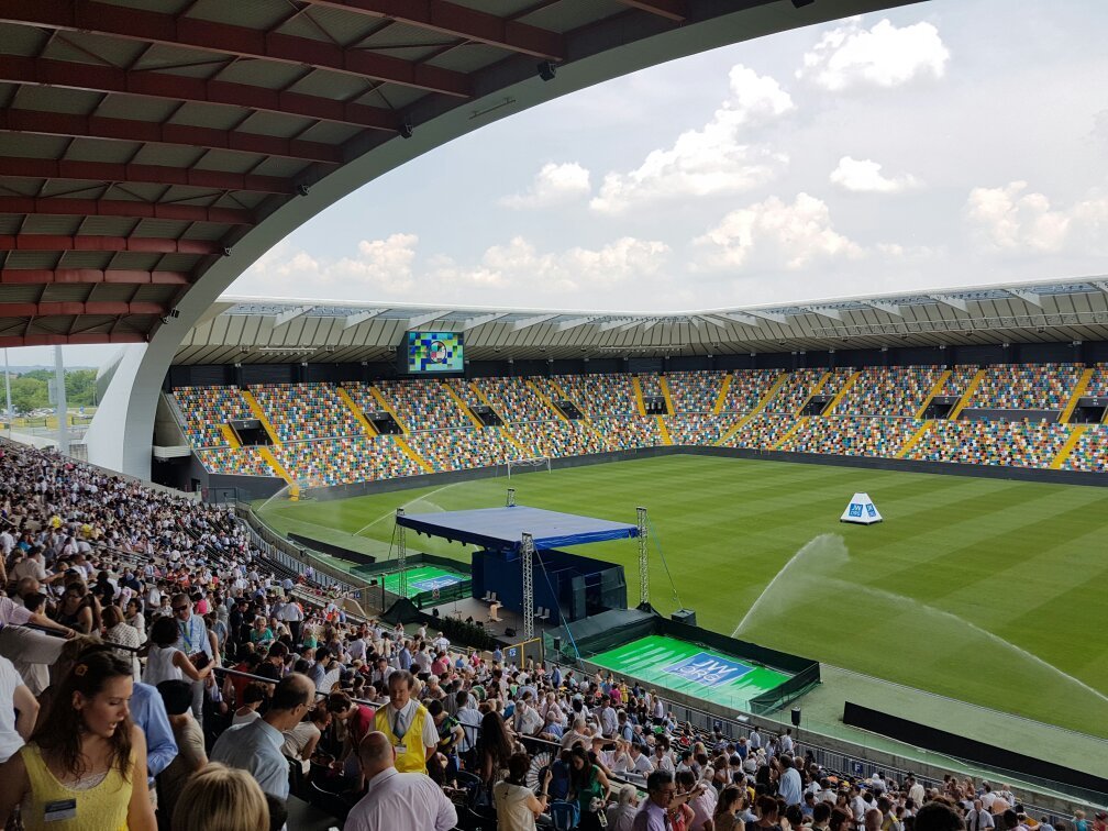 Udinese v SPAL: Tribuna Distinti - Picture of Stadio Friuli (Dacia Arena),  Udine - Tripadvisor