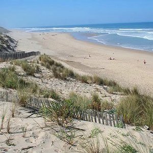 Beach at 300m from the campsite