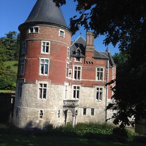 Vue d'une chambre sur le château