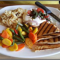 grilled chicken mozzarella bruschetta.