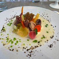 magret fumé, copeaux de foie gras