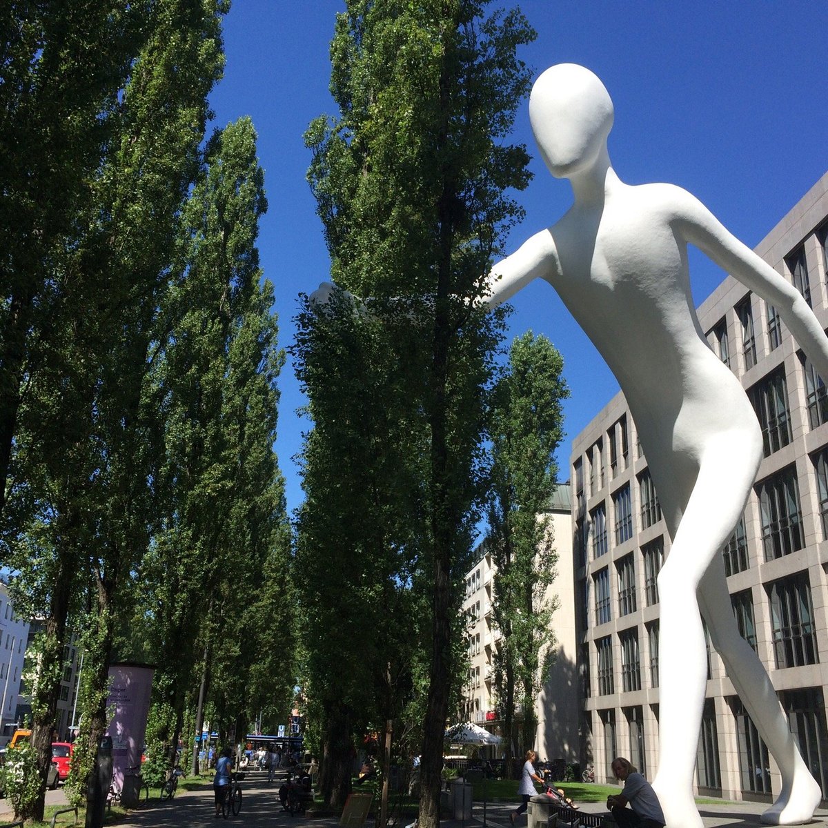 Walking Man Sculpture