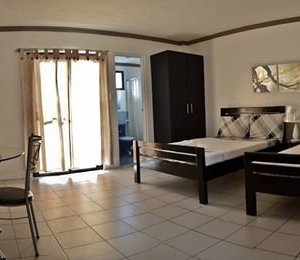 family room with veranda