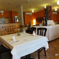 Inside the restaurant