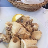Fried squids