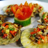 Scalop Steam with Garlic
