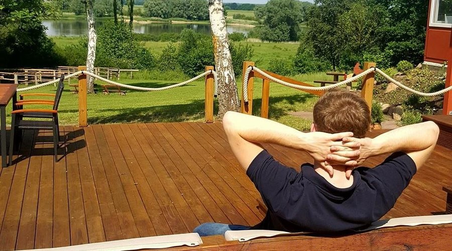 Terrasse mit großartigem Blick