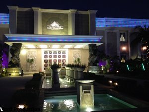 Cagayan Holiday and Leisure Resort in Luzon, image may contain: Lighting, Hotel, Resort, Person