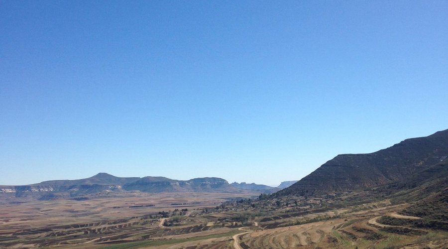 mountains in the distance