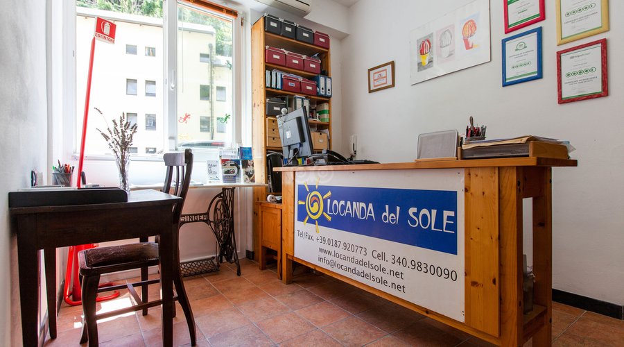 Reception at the Locanda del Sole