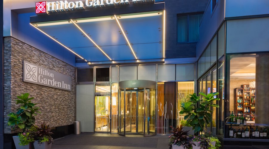 Hotel Exterior at Dusk