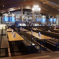 Brewery behind the bar