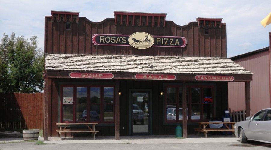 Rustic restaurant.