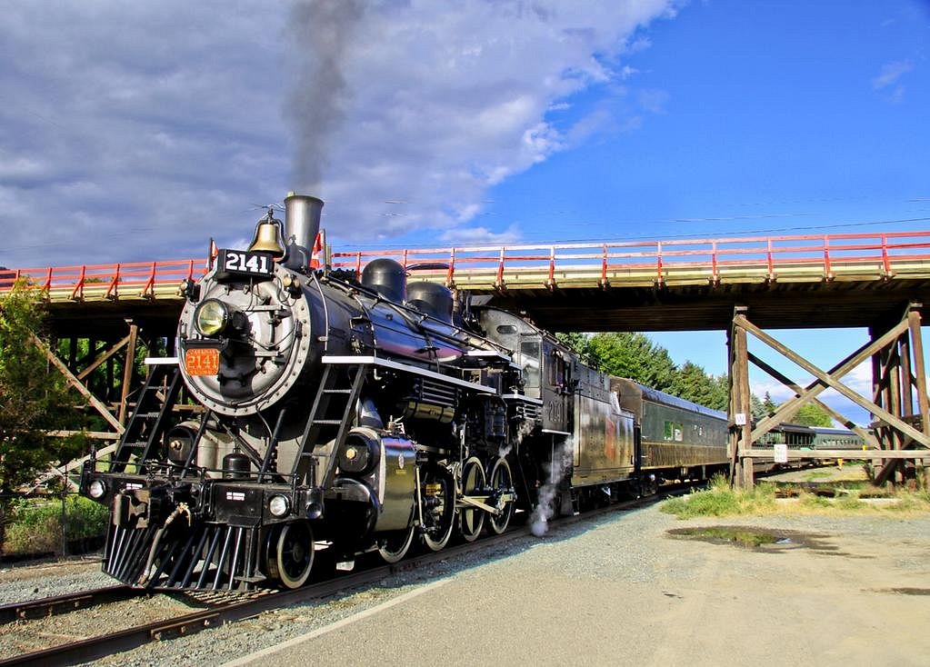 Steam rails. Kamloops Heritage Railway.