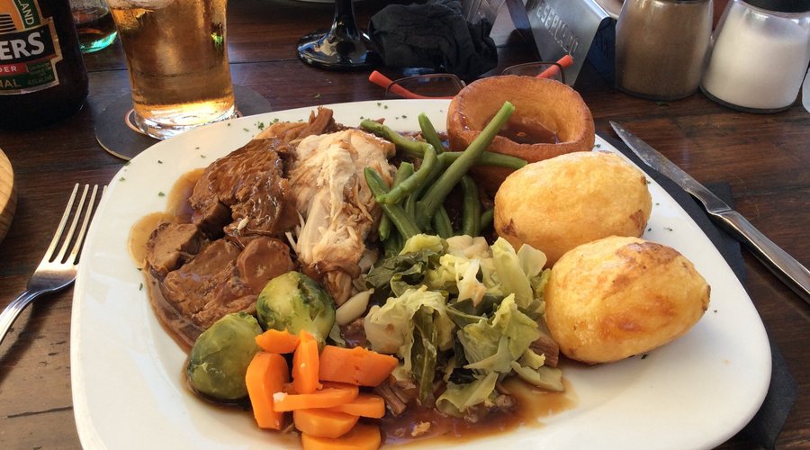 Sunday roast at the Irish bistro