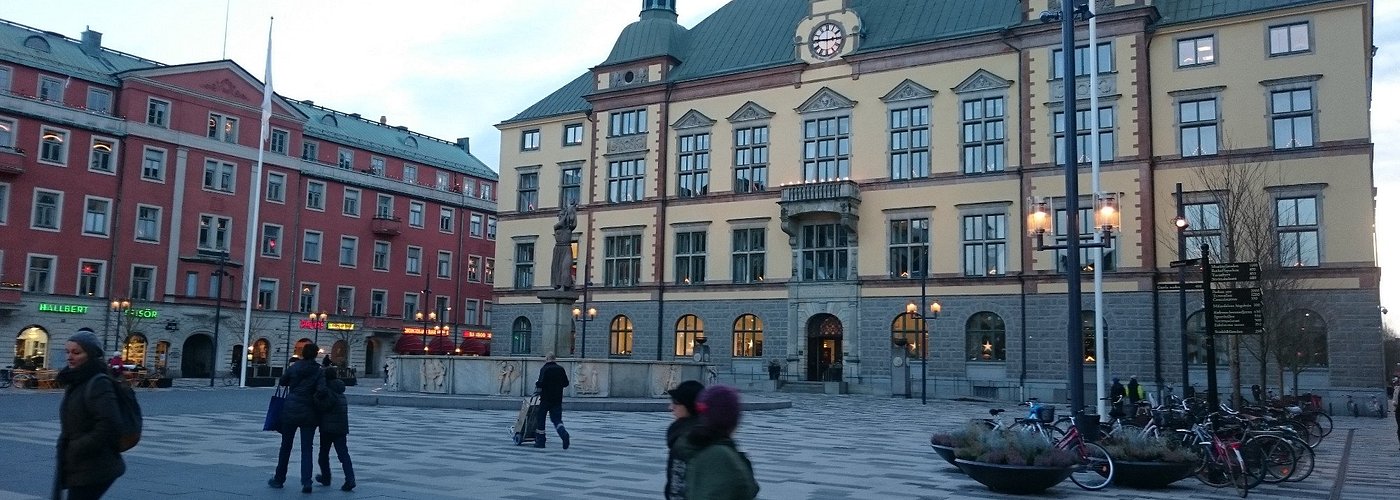 One of the buildings at the Fristadstorget