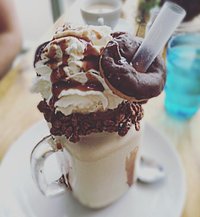 Peanut butter milkshake
