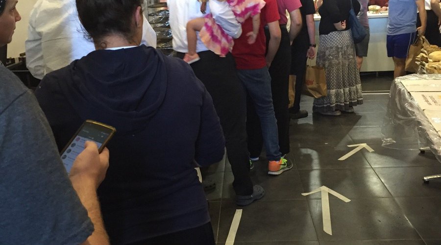 A popular and busy place afternoon Tisha BAv