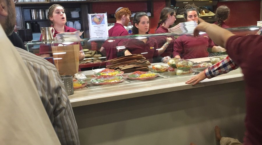 A popular and busy place afternoon Tisha BAv
