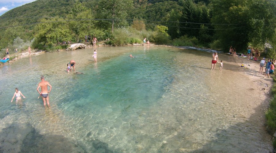 Little beach in Korana village