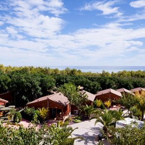 vista aérea bungalows
