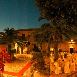 Uno scorcio del cortile