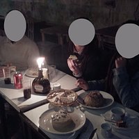 Con la "cena" servida.