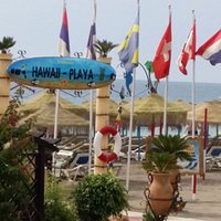 The flamboyant beach.
