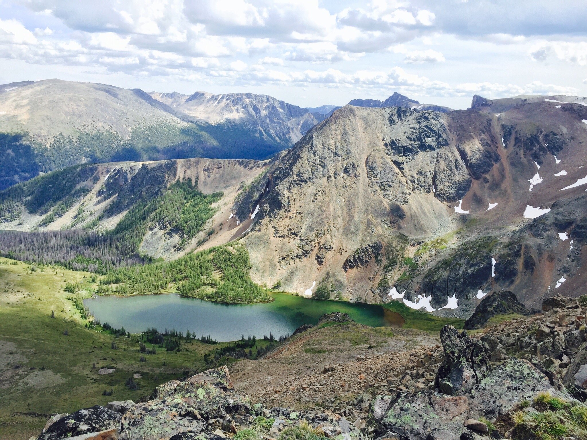 Cathedral lake outlet camping