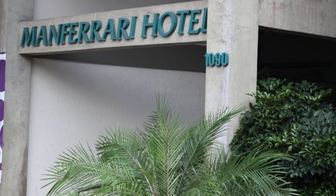 Entrada do hotel