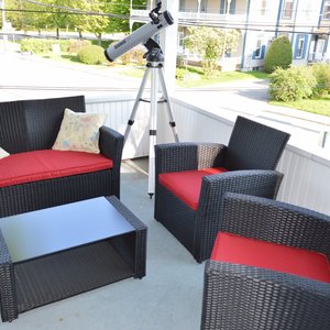 Balcon pour les visiteurs