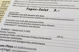 Speisekarte