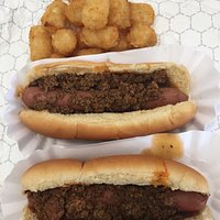 Chili Dogs & Tots