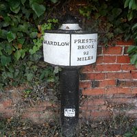 Canal milepost