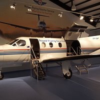Decommissioned RFDS Pilatus PC 12 aircraft, completely aero medically equipped
