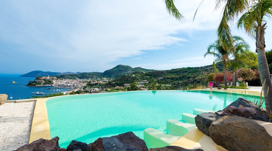 The Pool at the Hotel Villa Enrica